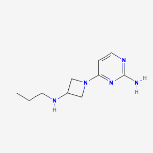 4-(3-(Propylamino)azetidin-1-yl)pyrimidin-2-amine