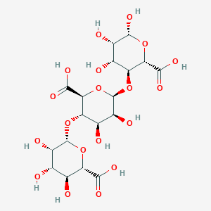 molecular formula C18H26O19 B11930917 D-Trimannuronic acid 