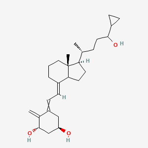 (1R,3S)-5-[(2E)-2-[(1R,7aR)-1-[(2R)-5-cyclopropyl-5-hydroxypentan-2-yl]-7a-methyl-2,3,3a,5,6,7-hexahydro-1H-inden-4-ylidene]ethylidene]-4-methylidenecyclohexane-1,3-diol