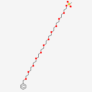 molecular formula C30H54O14S B11930956 Benzyl-PEG11-MS 