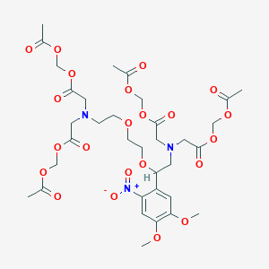 molecular formula C34H47N3O22 B11931085 DMNPE-4 AM-caged-calcium 