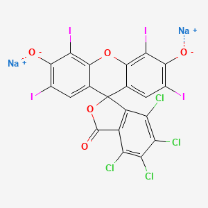 molecular formula C20H2Cl4I4Na2O5 B11931158 Rose Bengal (sodium) 