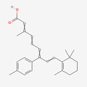 molecular formula C26H32O2 B11931173 3-Methyl-7-(4-methylphenyl)-9-(2,6,6-trimethylcyclohex-1-en-1-yl)nona-2,4,6,8-tetraenoic acid CAS No. 160162-42-5