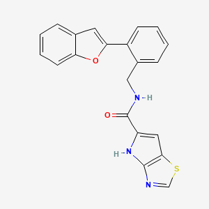 molecular formula C21H15N3O2S B11931263 Microtubule inhibitor 8 