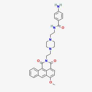 molecular formula C32H33N5O4 B11931272 Azonafide-PEABA 