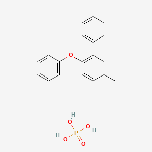 molecular formula C19H19O5P B11931295 4-Methyl-1-phenoxy-2-phenylbenzene;phosphoric acid 