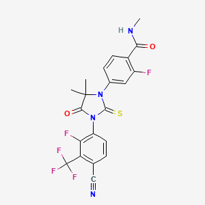 molecular formula C21H15F5N4O2S B11931316 Androgen receptor antagonist 2 