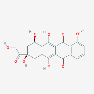 5,12-Naphthacenedione, 7,8,9,10-tetrahydro-6,8,10,11-tetrahydroxy-8-(hydroxyacetyl)-1-methoxy-, (8S-cis)-