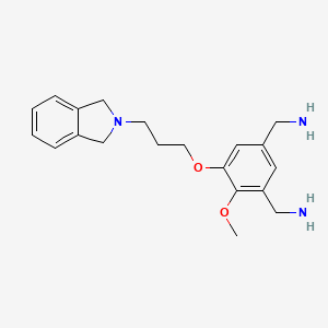 [3-(Aminomethyl)-5-[3-(1,3-dihydroisoindol-2-yl)propoxy]-4-methoxy-phenyl]methanamine