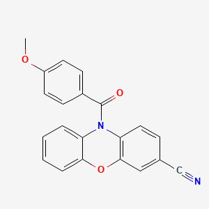 molecular formula C21H14N2O3 B11931373 Tubulin inhibitor 8 