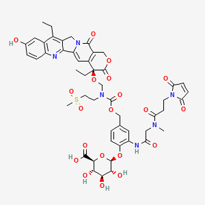 MAC glucuronide alpha-hydroxy lactone-linked SN-38