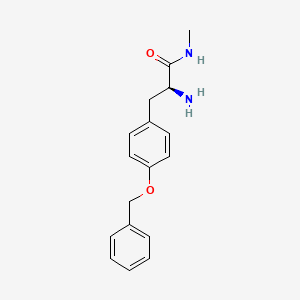 molecular formula C24H27N5O2S2 B1193144 O-Benzyl-N-Methyl-L-Tyrosinamide 