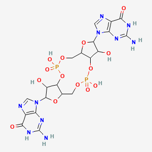 molecular formula C20H24N10O14P2 B11931454 Bis(3',5')-cyclic diguanylic acid 