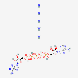 molecular formula C20H44N15O22P5 B11931531 Diadenosine pentaphosphate pentaammonium 