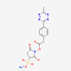 molecular formula C15H12N5NaO7S B1193167 Methyltetrazine-Sulfo-NHS Ester 