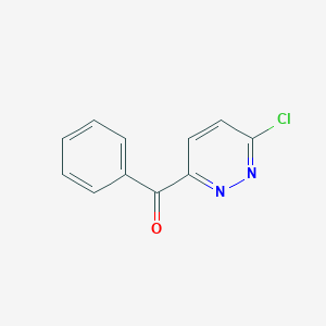 molecular formula C11H7ClN2O B119317 (6-Chloropyridazin-3-YL)(phenyl)methanone CAS No. 146233-32-1