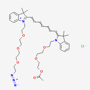 N-(Ac-PEG3)-N'-(azide-PEG3)-Cy7