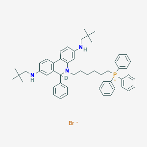 molecular formula C53H62DBrN3P B1193195 MitoNeoD 