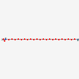 tert-butyl N-[2-[2-[2-[2-[2-[2-[2-[2-[2-[2-[2-[2-[2-[2-[2-[2-[2-[2-[2-[2-[2-[2-(2-aminoethoxy)ethoxy]ethoxy]ethoxy]ethoxy]ethoxy]ethoxy]ethoxy]ethoxy]ethoxy]ethoxy]ethoxy]ethoxy]ethoxy]ethoxy]ethoxy]ethoxy]ethoxy]ethoxy]ethoxy]ethoxy]ethoxy]ethyl]carbamate