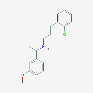 3-(2-chlorophenyl)-N-(1-(3-methoxyphenyl)ethyl)propan-1-amine