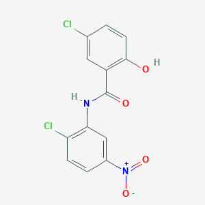 5-chloro-N-(2-chloro-5-nitrophenyl)-2-hydroxybenzamide