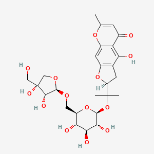 (2'S)-4'-O-beta-D-apiofuranosyl-(1-->6)-O-beta-D-glucopyranosylvisamminol