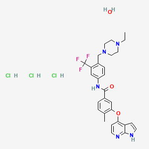 molecular formula C29H35Cl3F3N5O3 B1193244 NG-25 HCl hydrate 
