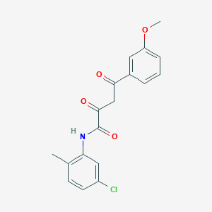 N-(5-Chloro-2-methylphenyl)-4-(3-methoxyphenyl)-2,4-dioxobutanamide