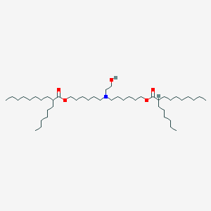 6-[6-(2-hexyldecanoyloxy)hexyl-(2-hydroxyethyl)amino]hexyl 2-hexyldecanoate