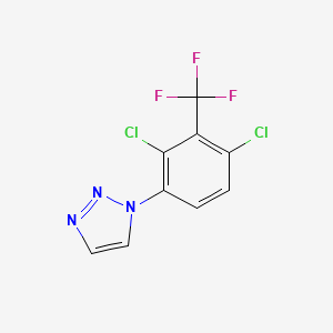 1-[2,4-Dichloro-3-(trifluoromethyl)phenyl]triazole