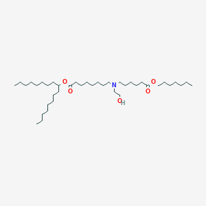 heptadecan-9-yl 8-[(6-heptoxy-6-oxohexyl)-(2-hydroxyethyl)amino]octanoate