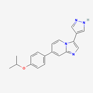 7-(4-Isopropoxyphenyl)-3-(1H-pyrazol-4-yl)imidazo[1,2-a]pyridine