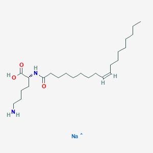 molecular formula C24H45N2NaO3 B1193278 Oleoyl-D-lysine sodium 