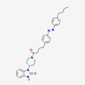 molecular formula C32H37N5O2 B1193284 OptoBI-1 