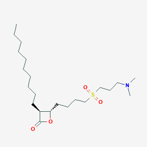 molecular formula C22H43NO4S B1193294 Palmostatin M 
