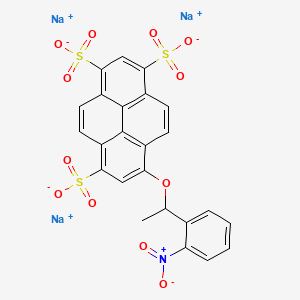 molecular formula C24H14NNa3O12S3 B1193316 NPE-caged-HPTS CAS No. 223759-19-1