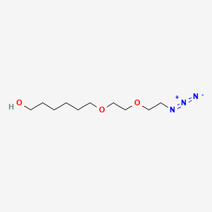 molecular formula C10H21N3O3 B11933168 Azido-PEG2-C6-OH 