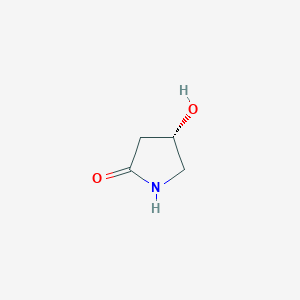 molecular formula C4H7NO2 B119332 (S)-4-Hydroxy-2-pyrrolidinone CAS No. 68108-18-9