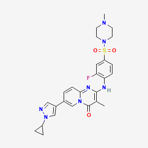 molecular formula C26H28FN7O3S B1193336 Nvs-bptf-1 