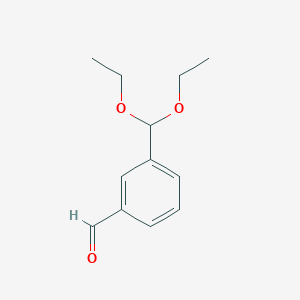 molecular formula C12H16O3 B119338 3-(二乙氧甲基)苯甲醛 CAS No. 150990-60-6