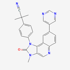 molecular formula C25H20N6O B1193383 Nvp-bhs345 