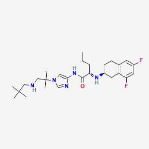molecular formula C27H41F2N5O B1193386 Nirogacestat CAS No. 865773-15-5