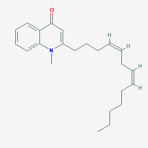 molecular formula C23H31NO B11934005 1-Methyl-2-[(4Z,7Z)-4,7-tridecadienyl]-4(1H)-quinolone 