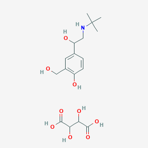 (R)-4-(2-(tert-Butylamino)-1-hydroxyethyl)-2-(hydroxymethyl)phenol (2R,3R)-2,3-dihydroxysuccinate