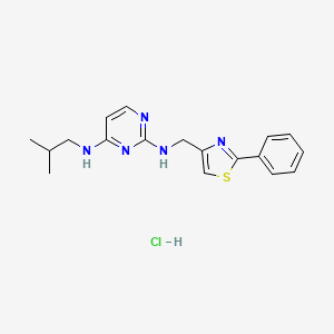 molecular formula C18H22ClN5S B1193437 KHS101盐酸盐 CAS No. 321695-37-8