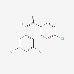 1,3-dichloro-5-[(Z)-2-(4-chlorophenyl)ethenyl]benzene