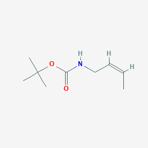 B119350 (Z)-N-[(tert-Butyloxy)carbonyl]-2-buten-1-amine CAS No. 144019-14-7