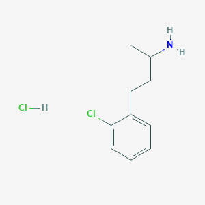 molecular formula C10H15Cl2N B1193515 4-(2-Chlorophenyl)butan-2-amine hydrochloride CAS No. 1092797-77-7