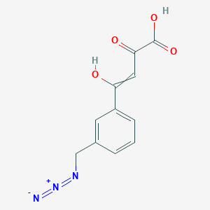 4-[3-(Azidomethyl)phenyl]-4-hydroxy-2-oxobut-3-enoic acid