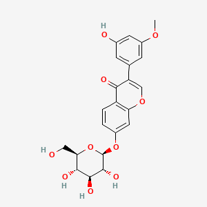 3'-methoxy-5'-hydroxyisoflavone-7-O-beta-D-glucoside